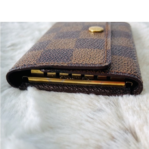 Louis Vuitton DAMIER Ebene 6 key card  ring pouch  1999 - Picture 3 of 9